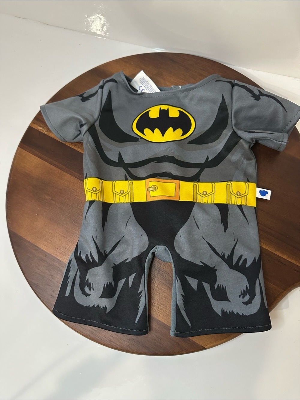Build-A-Bear Batman Costume Jumpsuit Outfit DC Comics Plush Bear Clothes